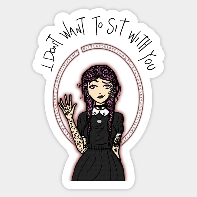 I don't want to Sticker by NoisomeArt